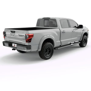 EGR 16+ Nissan Titan XD Bolt-On Look Color Match Fender Flares - Set - Blizzard