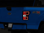 Raxiom 18-20 Ford F-150 Axial Series LED Tail Lights w/ SEQL Turn Signals- Blk Housing (Clear Lens)