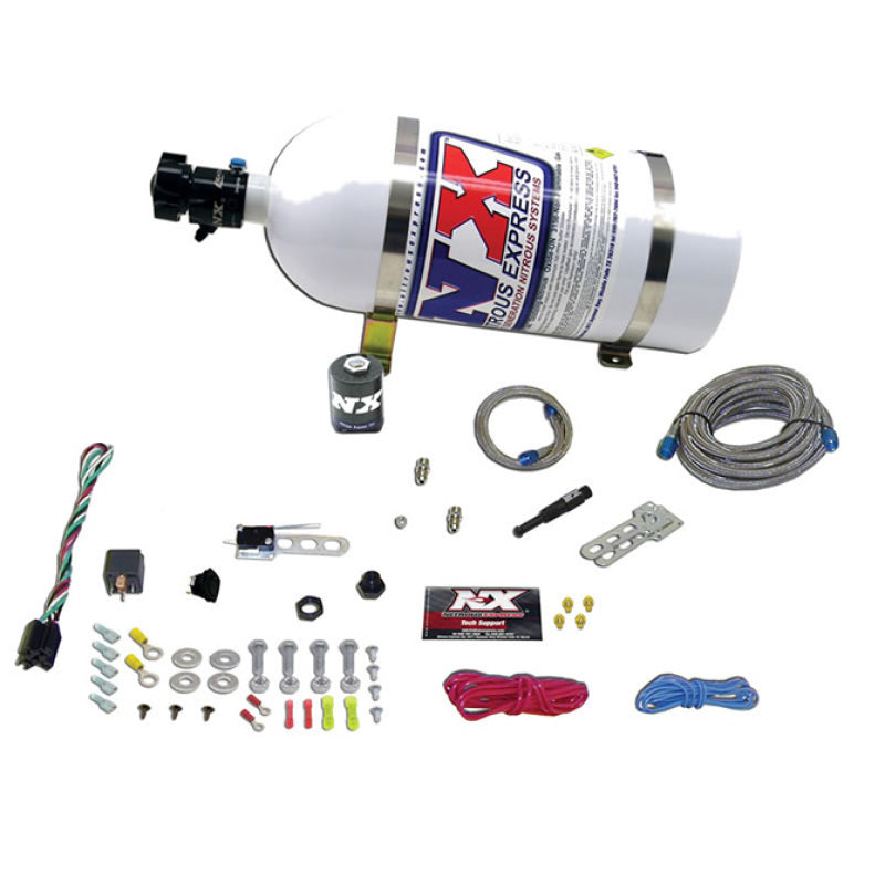 Nitrous Express Dry EFI Single Nozzle Nitrous Kit (35-150HP) w/Composite Bottle