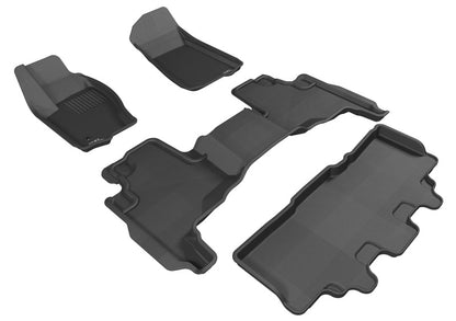 3D MAXpider 06-10 Jeep Commander Kagu Black Full Set