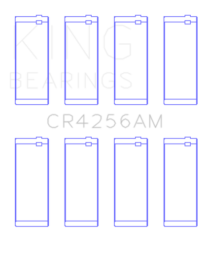 King Engine Bearings Chrysler 148/148 Turbo DOHC 16V/Jeep 148 DOHC 16V Rod Bearing Set - Size STD
