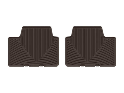 WeatherTech 19-26 BMW 3 Series 330i/21-26 BMW M3 Competition Rear All-Weather Floor Mats - Cocoa