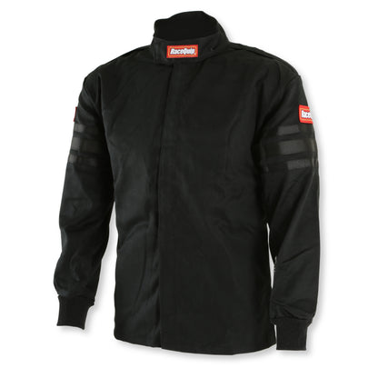 RaceQuip Black Trim SFI-1 JR. Jacket - Kids XSM