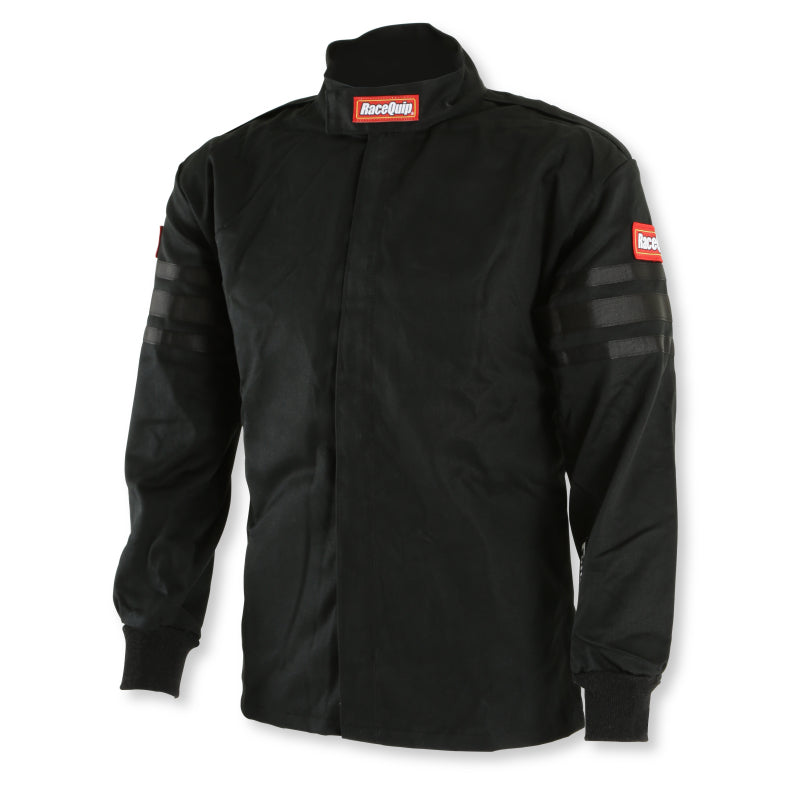 RaceQuip Black Trim SFI-1 JR. Jacket - Kids Large
