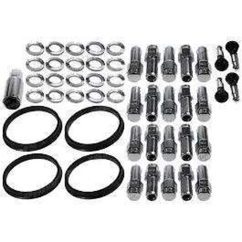 Race Star 1/2in Ford Open End Deluxe Lug Kit (Off Set Washers) - 20 PK