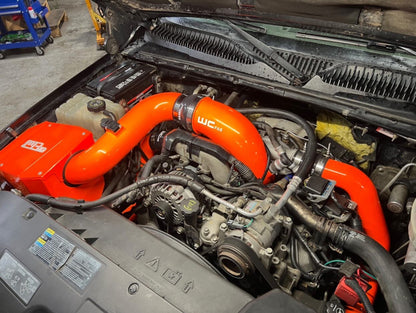 Wehrli 04.5-05 Duramax LLY 4in Stage 2 Intake Kit - Bronze Chrome