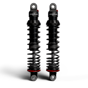 Progressive 06-09 Harley Dyna 494 Series Shocks 14.0in Bearing - Black