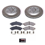 Power Stop 02-04 Oldsmobile Bravada Front Semi-Coated Rotor Kit