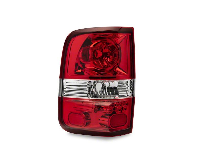 Raxiom 04-08 Ford F-150 Styleside OEM Style Tail Lights- Chrome Housing- Red Lens