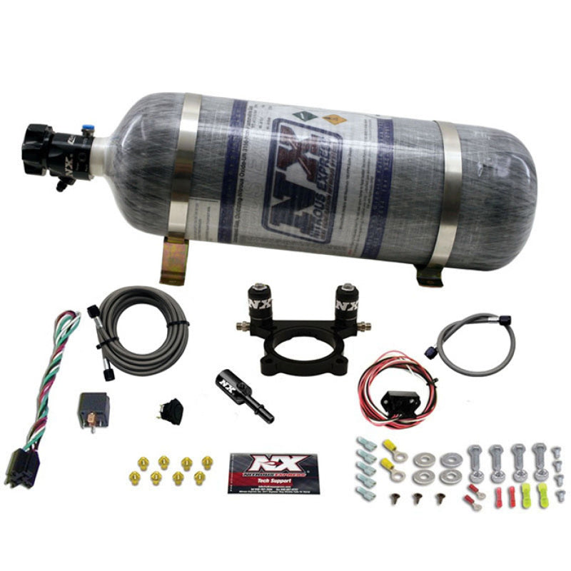 Nitrous Express 13-16 Dodge Dart 2.0L Nitrous Plate Kit (35-100HP) w/Composite Bottle