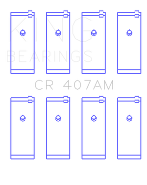 King Engine Bearings Nissan CA16DE/CA18DE/CA18ET/CA20E/CA20S/CD17 (Size +1.0mm) Conrod Bearing Set