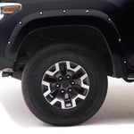 EGR 16+ Toyota Tacoma w/Mudflap Bolt-On Look Color Match Fender Flares - Set - Black