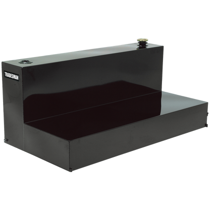 Tradesman Steel L-Shape Liquid Storage Tank (Full Size) - Black