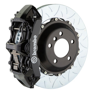 Brembo 12-14 328i (Excl xDrive/M-Sport Brakes) Fr GT BBK 6Pist Cast 355x32 2pc Rtr Slot Type3-Black