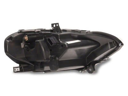 Raxiom 18-23 Ford Mustang GT EcoBoost LED Projector Headlights- Black Housing (Clear Lens)