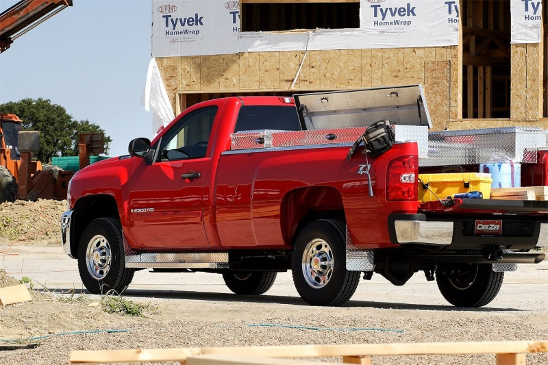 Dee Zee 99-2010 Ford SuperDuty Running Board Cab Section Brite-Tread Aluminum