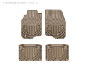 WT Rubber Mats - Rear - Tan