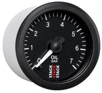 Autometer Stack 52mm 0-7 Bar M10 Male Pro Stepper Motor Oil Pressure Gauge - Black