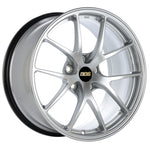 BBS RI-A 18x8.5 5x112 ET45 Diamond Silver Wheel -82mm PFS/Clip Required