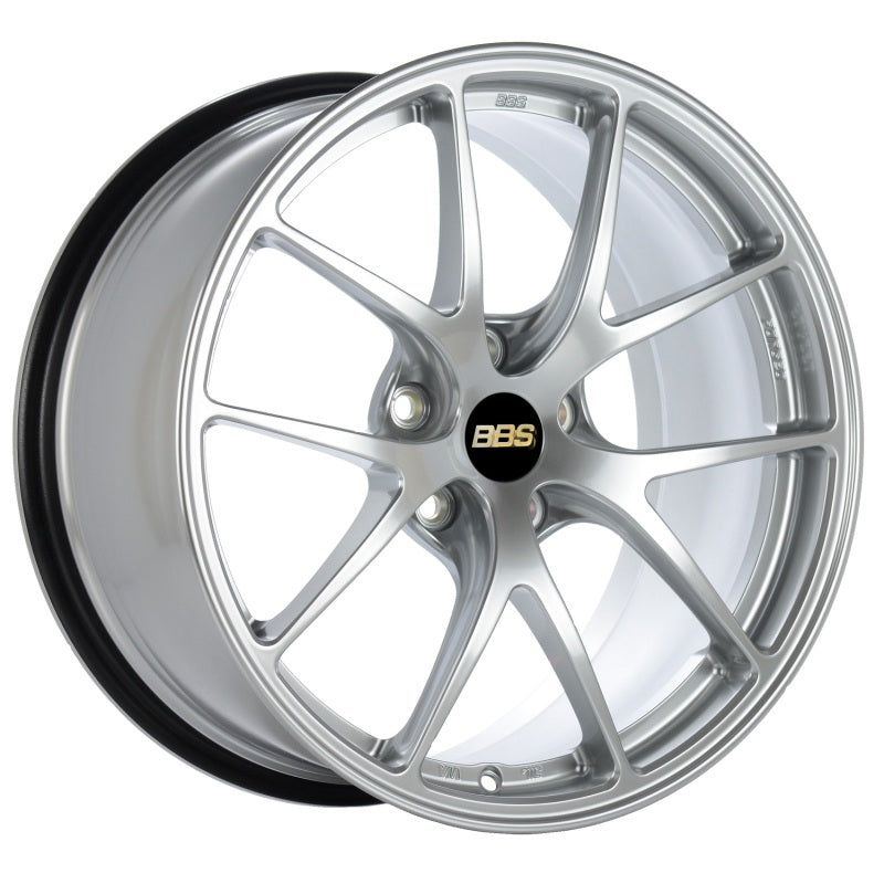 BBS RI-A 18x10.5 5x120 ET25 Diamond Silver Wheel -82mm PFS/Clip Required