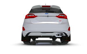 Rally Armor 18-23 Ford Fiesta ST MK8 Black UR Mud Flap w/Blue Logo