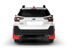 Rally Armor 20-25 Subaru Outback White UR Mud Flap w/Black Logo