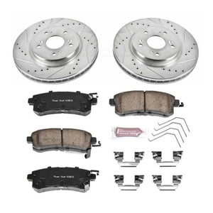 Power Stop 12-15 Honda Crosstour Front Z23 Evolution Sport Brake Kit