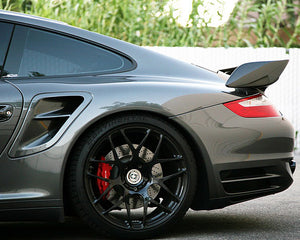 VR Aero 07-13 Porsche 997 TT Carbon Fiber GT2 Style Add-on Rear Wing