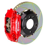 Brembo 07-15 TT 3.2L/09-15 TTS/12-13 TT RS Rr GT BBK 4 Pist Cast 328x28 2pc Rotor Slotted Type1-Red