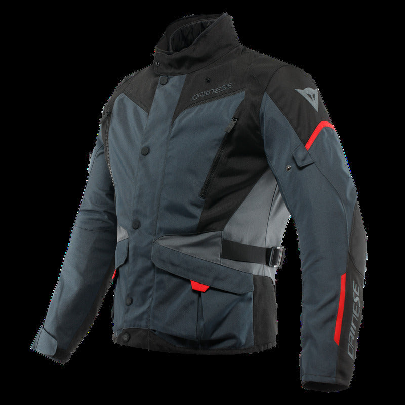 Dainese Tempest 3 D Dry Jacket Glacier Gray/Black/Lava Red Size - 50