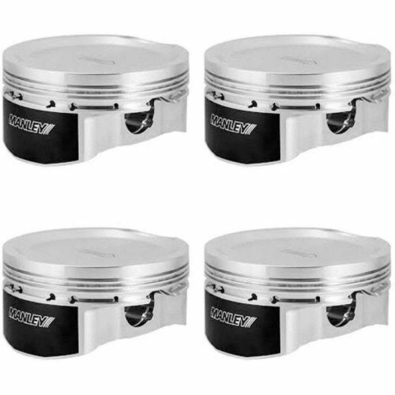 Manley 03-06 Evo 8/9 (7 Bolt 4G63T) 85mm STD Bore 8.5:1 Dish Extreme Duty Pistons w/ Rings