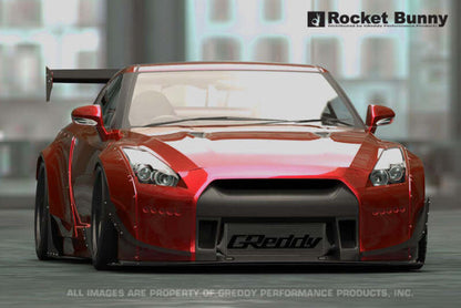 GReddy 09+ Nissan GT-R R35 Rocket Bunny GT-Wing (Rods)