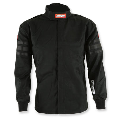 RaceQuip Black Trim SFI-1 JR. Jacket - Kids XXS