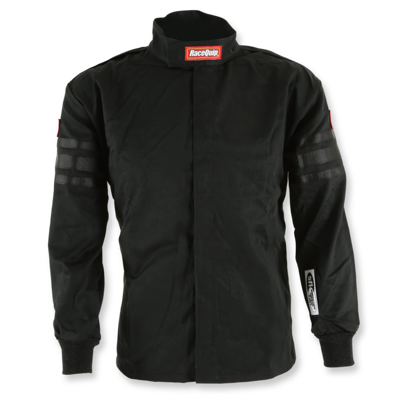 RaceQuip Black Trim SFI-1 JR. Jacket - Kids XL