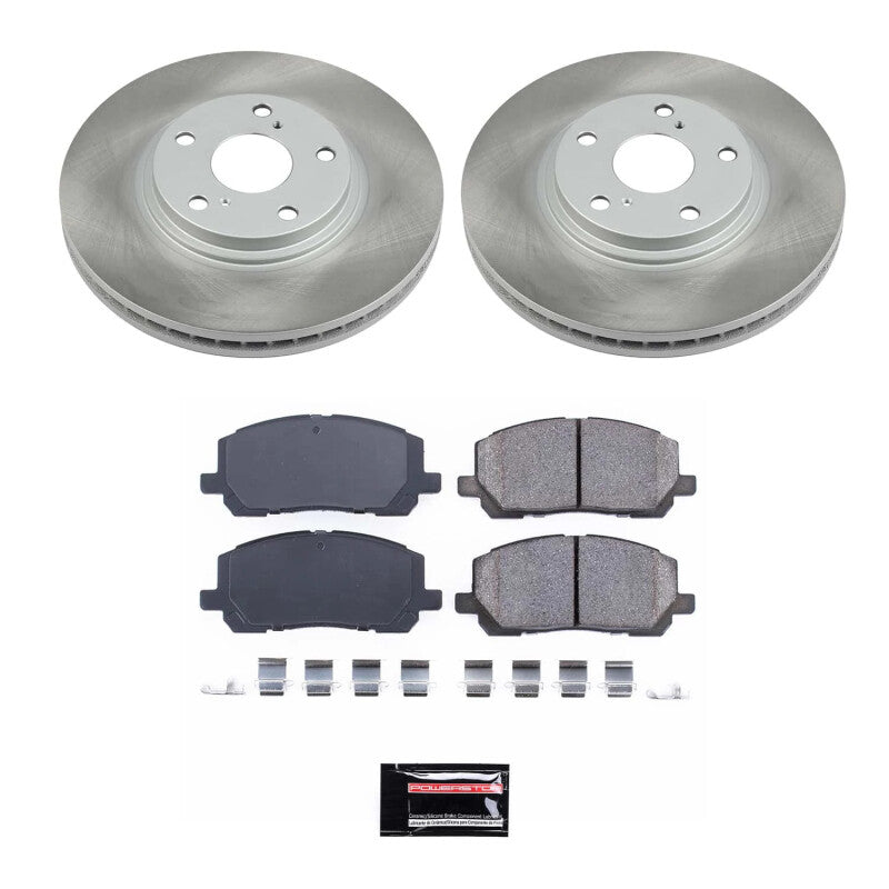 Power Stop 01-07 Toyota Highlander Front Semi-Coated Rotor Kit