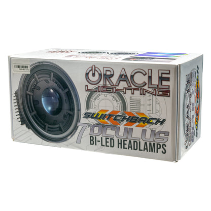 ORACLE Lighting 0718 Jeep Wrangler JK Oculus 7in Switchback Bi-LED Projector Headlights