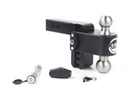 Weigh Safe 180 Hitch 4in Drop Hitch & 2in Shank (10K/12.5K GTWR) w/WS05 - Black Cerakote