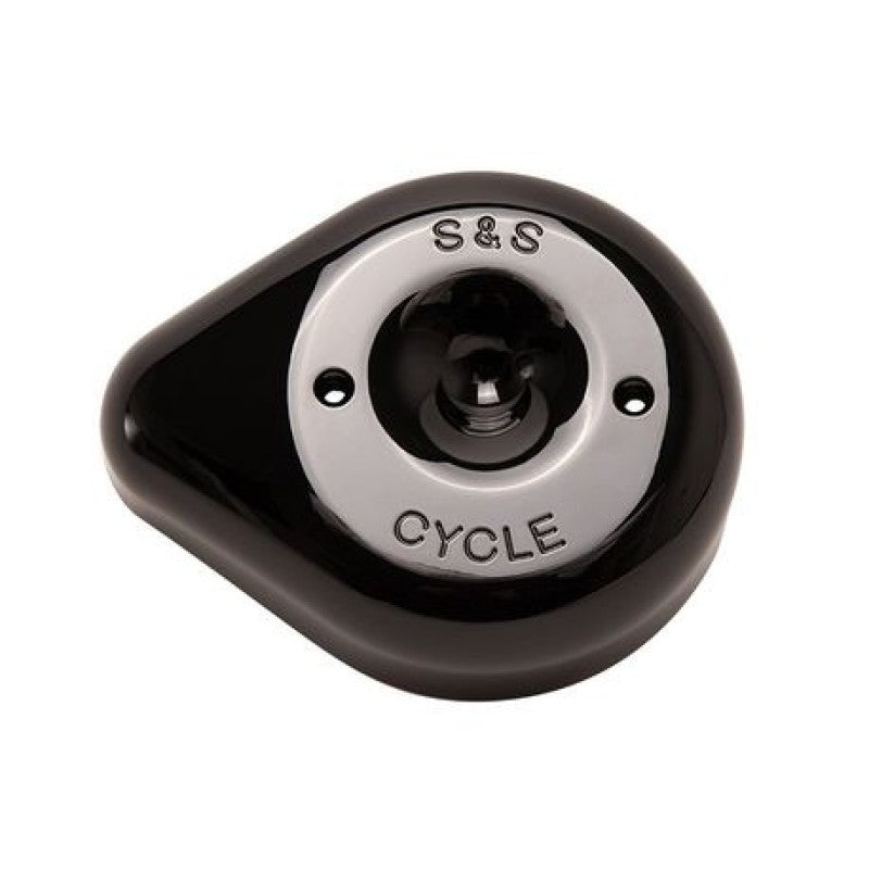 S&S Cycle Stealth Applications Teardrop Air Cleaner Cover - Gloss Black