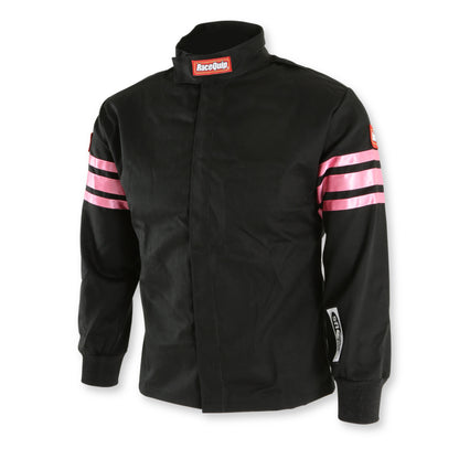 RaceQuip Pink Trim SFI-1 JR. Jacket - Kids Large