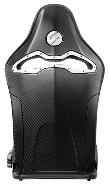 Sparco Seat SPX Special Edition Black/Red w/ Matte Carbon Shell - Left