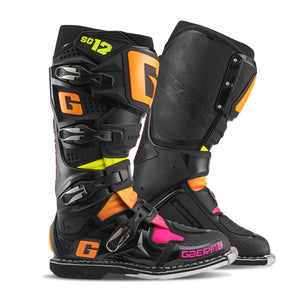 Gaerne SG12 Limited Edition Boot Black/Orange/Pink - Size 13