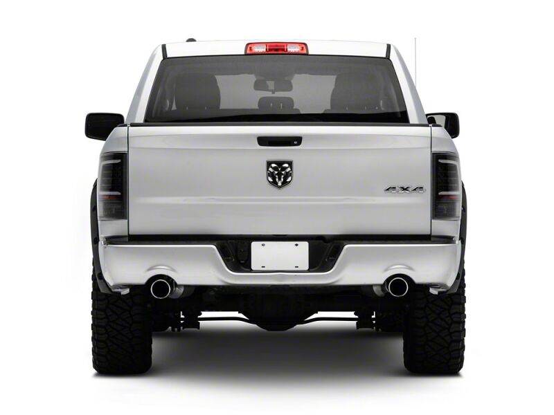 Raxiom 09-18 Dodge RAM 1500 Axial Series LED Tail Lights- Black Housing- Clear Lens