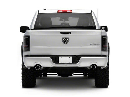 Raxiom 09-18 Dodge RAM 1500 Axial Series LED Tail Lights- Black Housing- Clear Lens