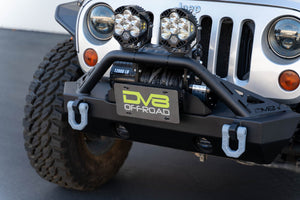 DV8 Offroad Fairlead Mounted Flip-Up License Plate Bracket