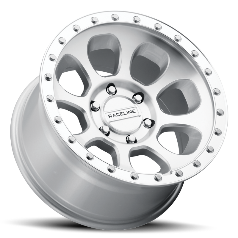 Raceline 961MC Bolt 17x9in / 8x170 BP / -12mm Offset / 130.81mm Bore - Machined Cc