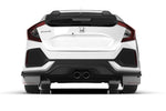 Rally Armor 17-21 Honda Civic Sport/Sport Touring White UR Mud Flap w/Red Logo