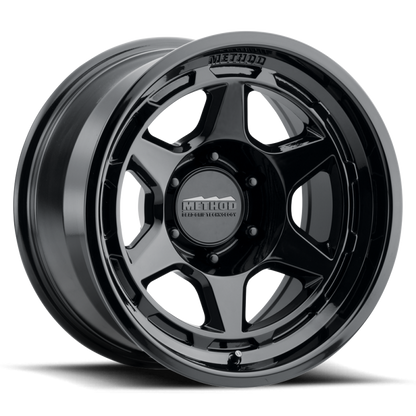 Method MR708 17x9 / -38mm Offset / 6x5.5 / 106.25mm Bore - Gloss Black Wheel