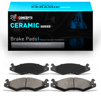 R1 92-06 Hummer H1 Rear Ceramic Brake Pads