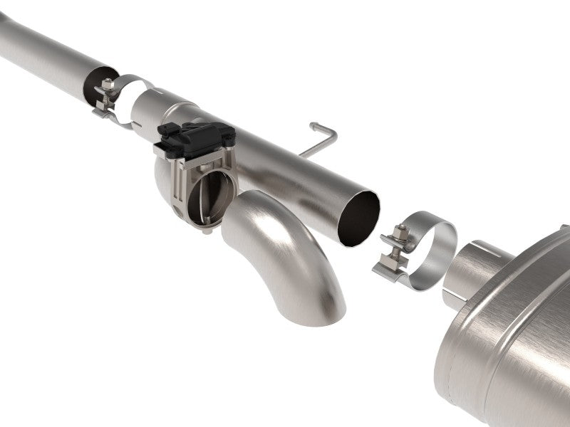 aFe Gemini XV 3in 304 SS Cat-Back Exhaust 2021 Ford F-150 V6 2.7L/3.5L (tt)/V8 5.0L w/ Polished Tips