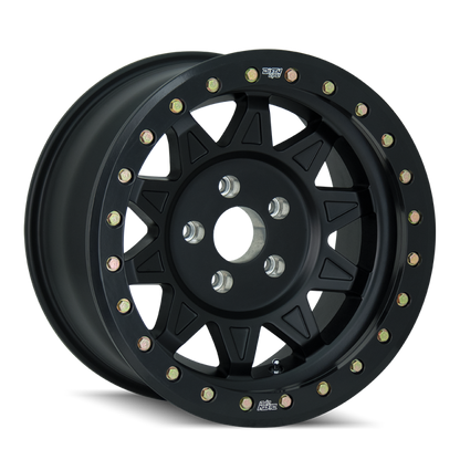 Dirty Life 9302 Roadkill 17x9/8x170 BP/-14mm Offset/130.8mm Hub Matte Black Wheel - Beadlock